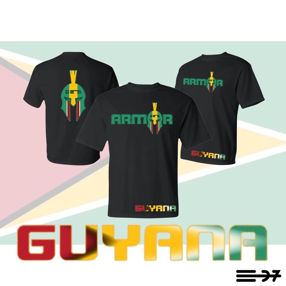 Carmar Black Short Sleeve Graphic Tee